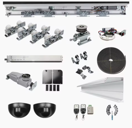 KOB Automatic Sliding Door Device DC Brushless Motor Stainless Steel Garage Hospital Supermarket Access Control System Bluetooth