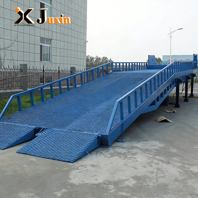 CE ISO Dual Approved 6-15T Heavy Duty Mobile Loading Ramp Hydraulic Dock Equipment