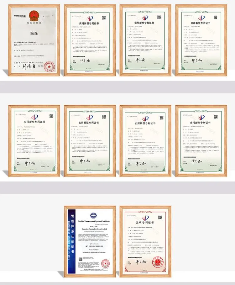 Quality and compliance certificates