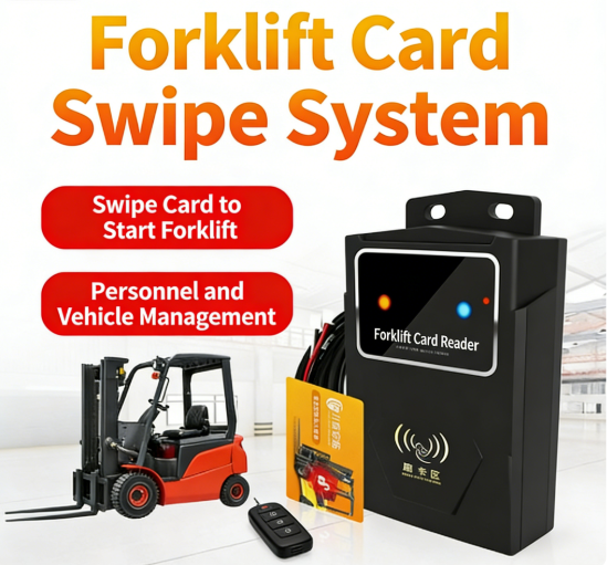 Forklift Safety System Card Swipe System OEM Manufacturer RFID Card Access Control System Warehouse Forklift Safety