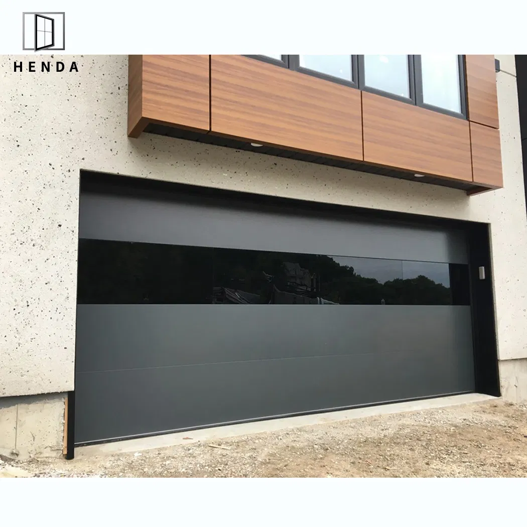 Modern Insulated Remote Control Roller Shutter Glass Garage Door