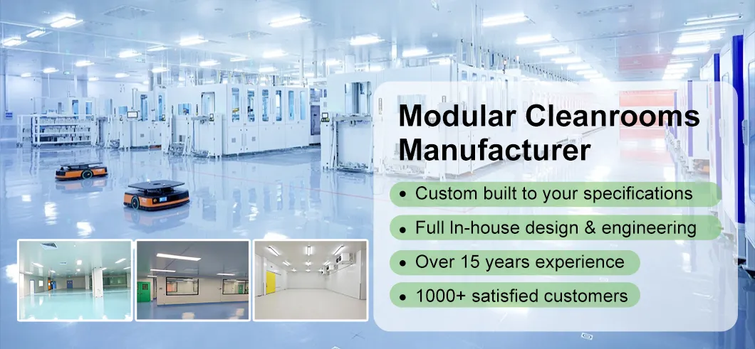 Efficient Cleanroom HVAC System for ISO 5, 6, 7, 8 Applications