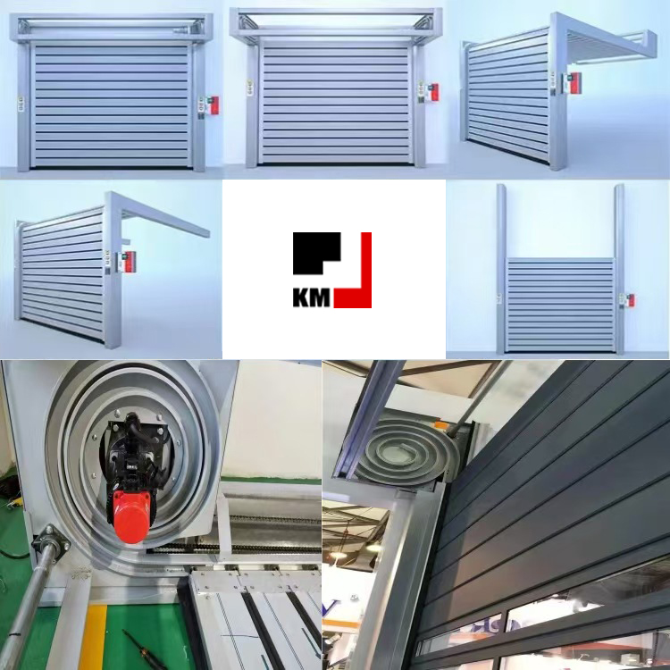 Automatic Insulated High Speed Roll up Spiral Door Thermal Barrier Rapid Action Hard Fast Doors for Industrial Warehouse Access