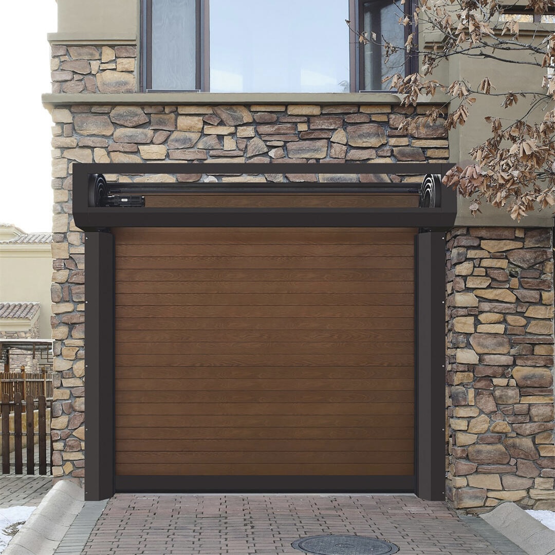 Turbine High-Speed Rolling Shutter Door Aluminum Alloy Modern Security Design Finished Surface for Wine Cellar Hotel &amp; Farmhouse