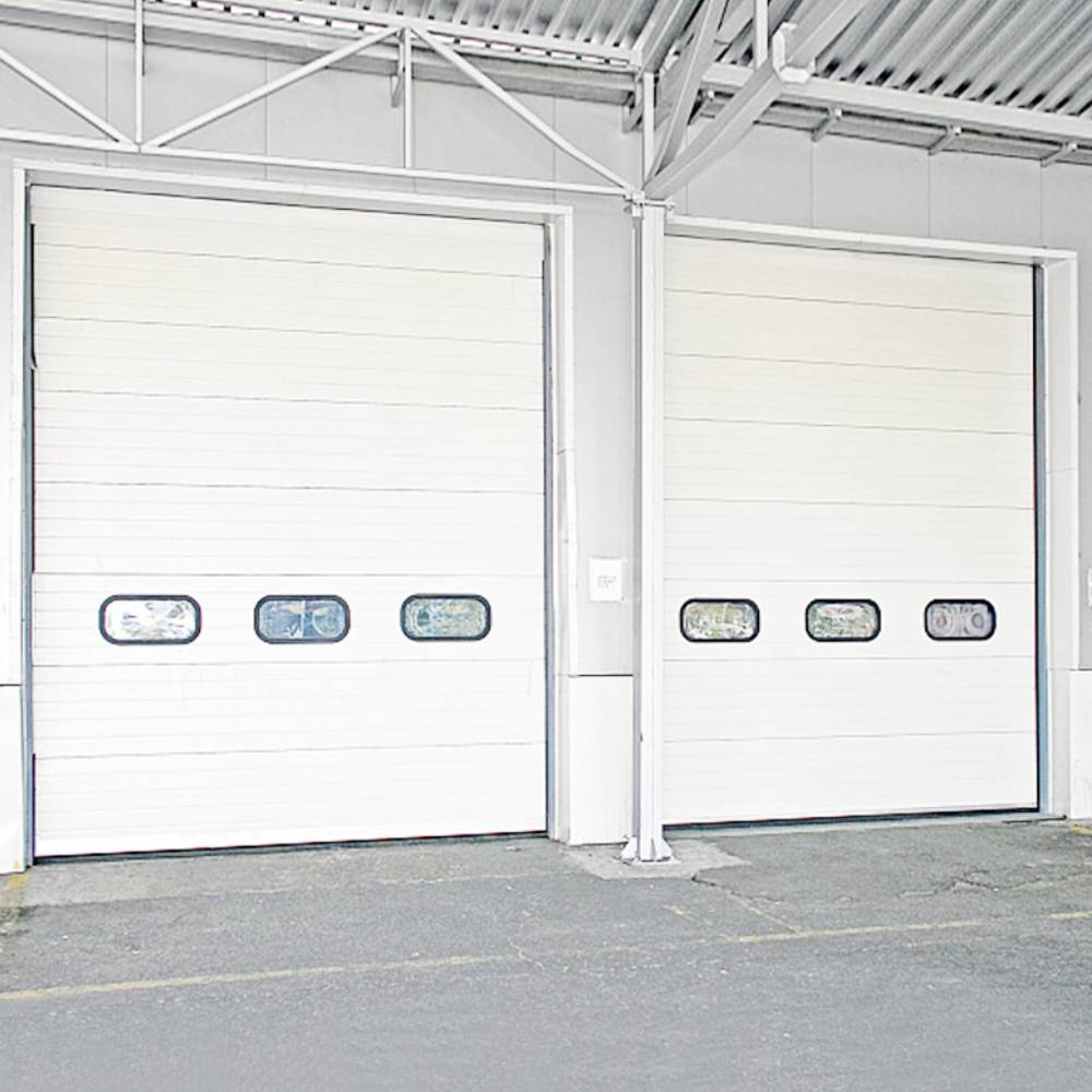 Warehouse Factory Applications Industrial Heavy Duty Steel Sectional Garage Door Automatic Overhead Door