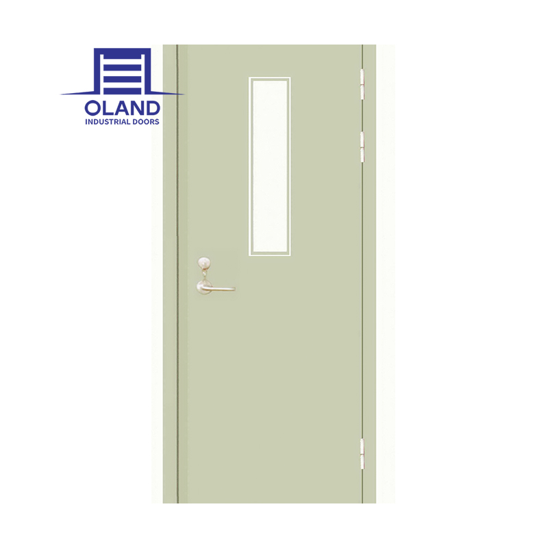 Steel 1.5Hour Fire Door Commercial Single Emergency Exit Metal Fire-Rated Steel Door