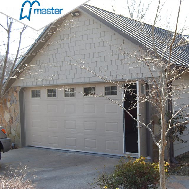 Master Well Modern Residential Commercial Insulated Garage Door Sectional Overhead Steel Garage Door