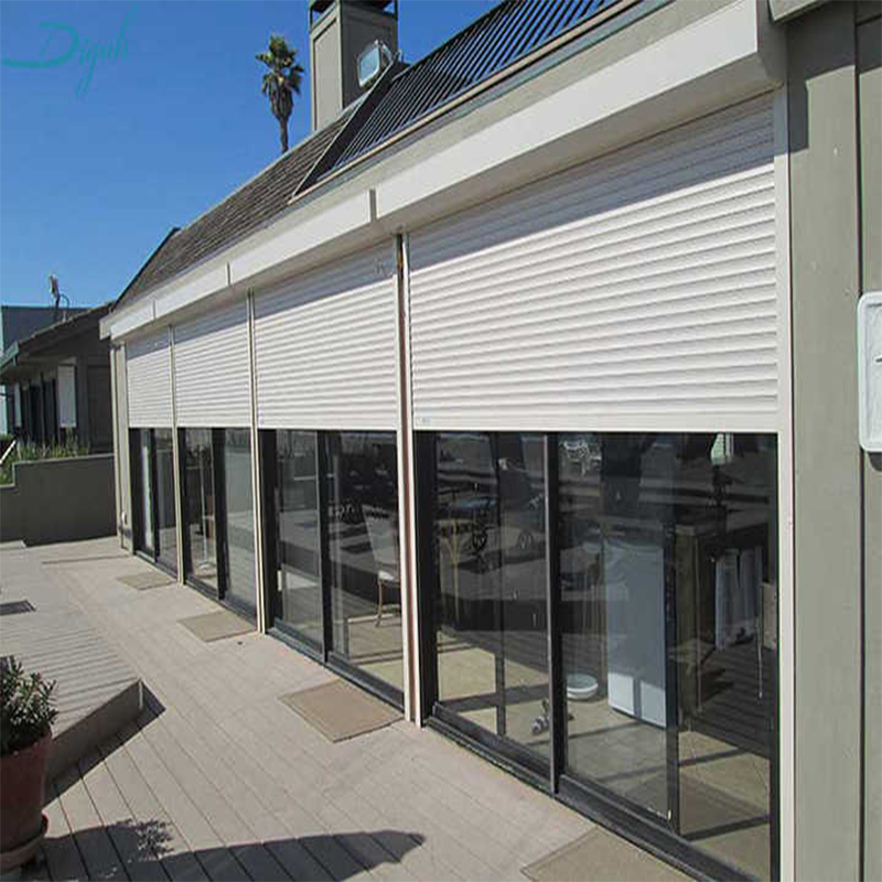 Automatic Rollup Door Aluminum Roller Shutter Door for Shop Garage Insulated Rollup rolling Shutter Garage Doors