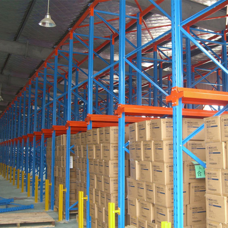 Heavy Duty Selective Pallet Rack Supporting Smart Warehouse Automatic Goods Access System Durable Metal Q235 3000mm Height