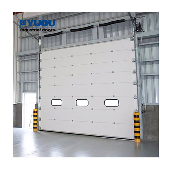 China Suppliers Commercial Sectional Industrial Automatic Galvanized Steel Overhead Sectional Door