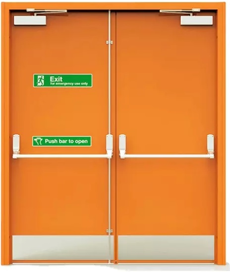 Premium Steel Lush Door Factory Price Emergency Fire Rated Door