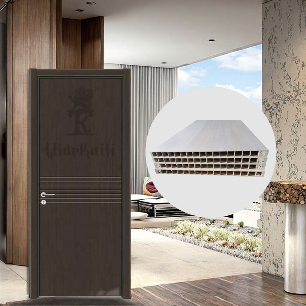China Factory Waterproof Fireproof Interior House WPC Fire Rated Doors For Home