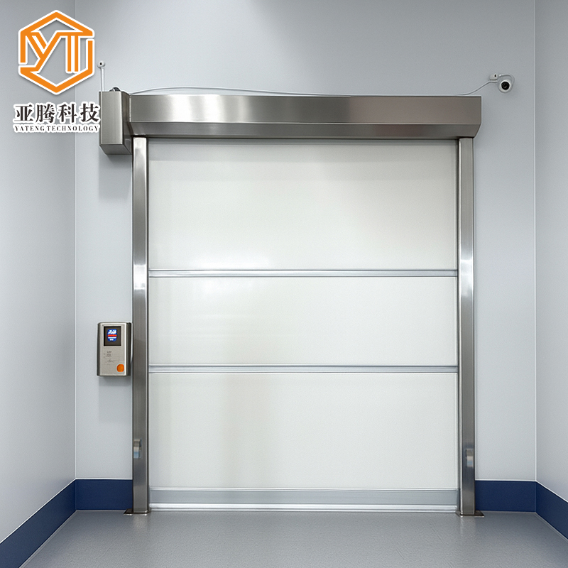 YT High-Speed Automatic Shutter Industrial Rapid PVC Roll-Up Door Remote Controlled ISO/CE Certified for Warehouse Use