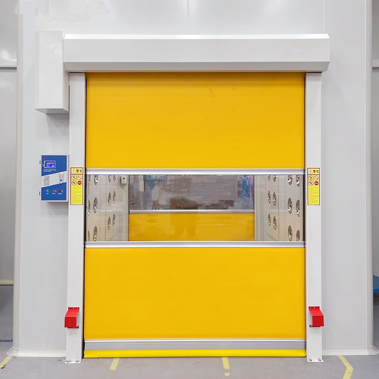 Quick Partition High Speed Roll up Door Isolate Pollution High Speed Pvc Door Warehouse Fast Rolling Door