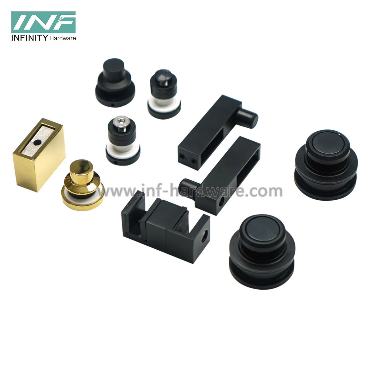 Stainless Steel Glass Fitting Heavy Duty Sliding Glass Door System Bathroom Accessories