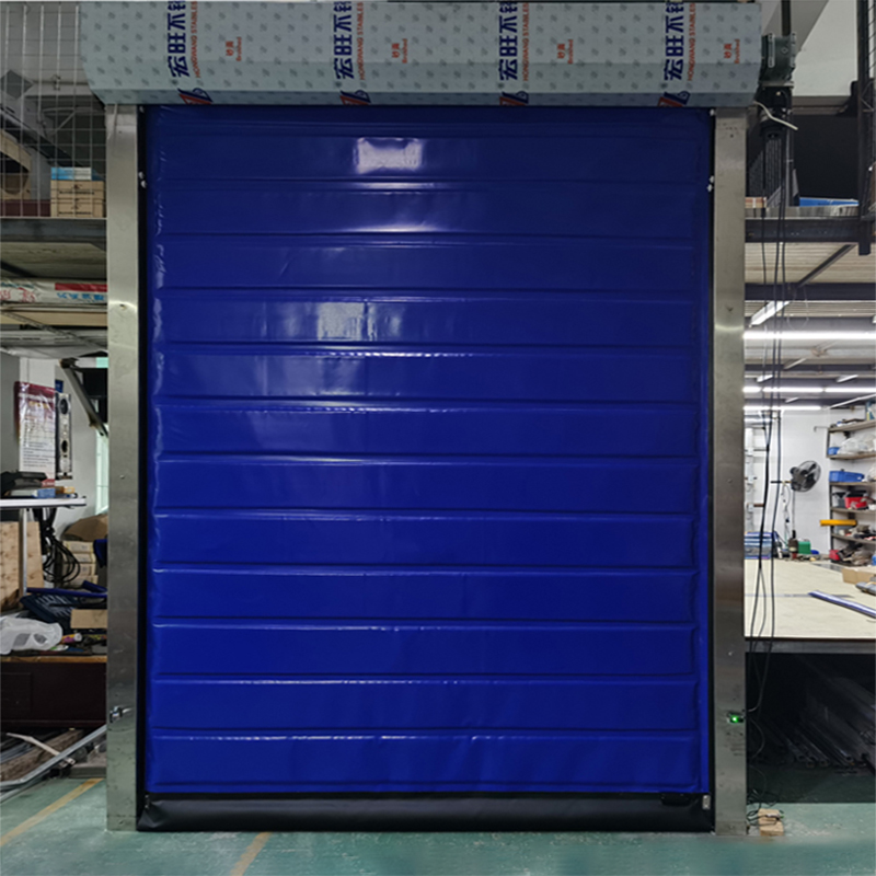 Rapid Roll-Up Cold Storage Door with Double-Layer Insulation for Energy Efficiency