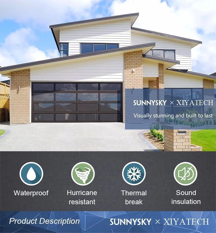 Aluminum Glass Garage Door