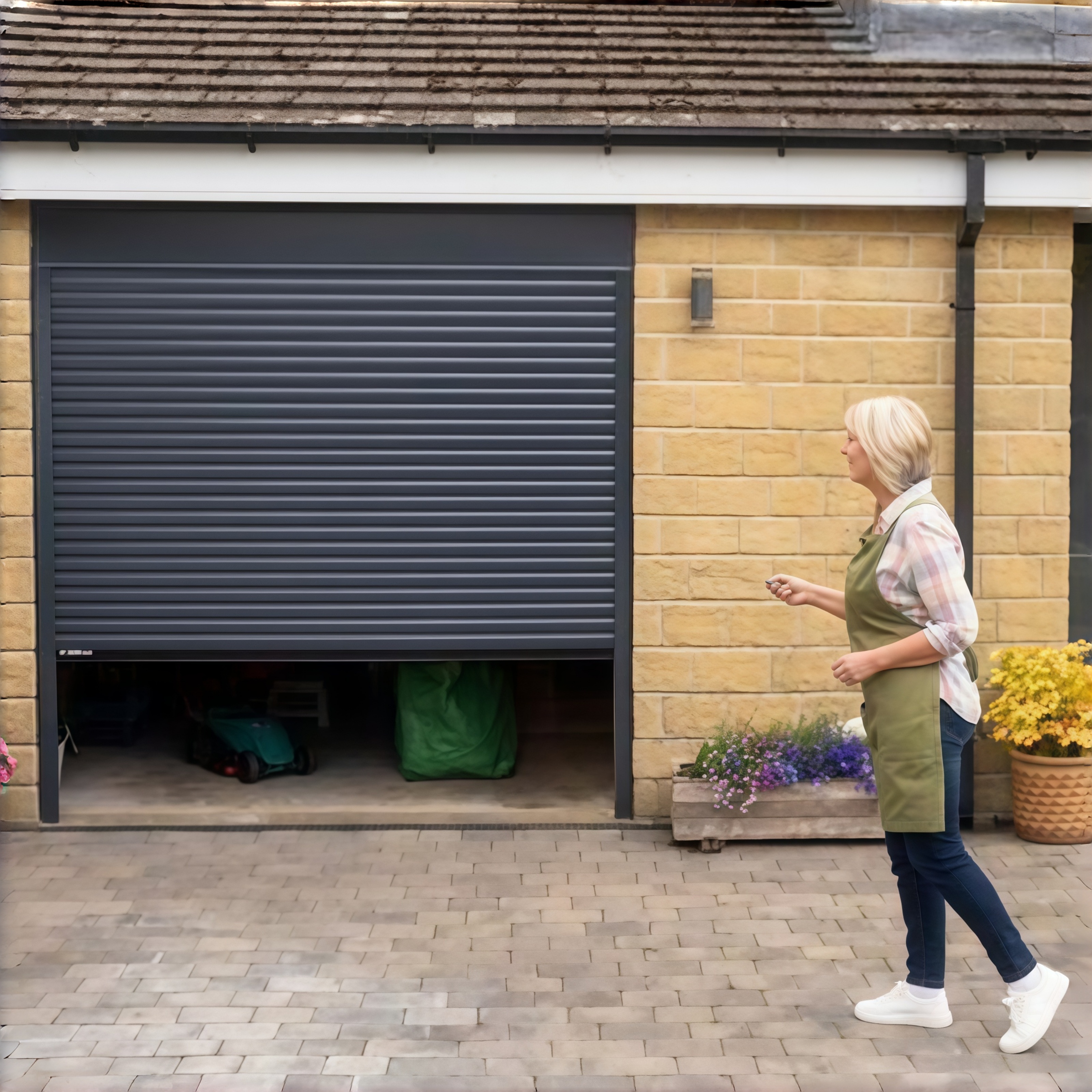 Fast Delivery Modern Aluminum Alloy Roller Shutter Garage Door with Finished Surface Easy Installation