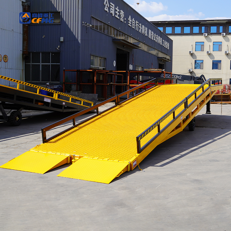 CFMG 6ton-20ton Customized Hydraulic Container Unloading Equipment Forklift Container Mobile Loading Dock Ramps