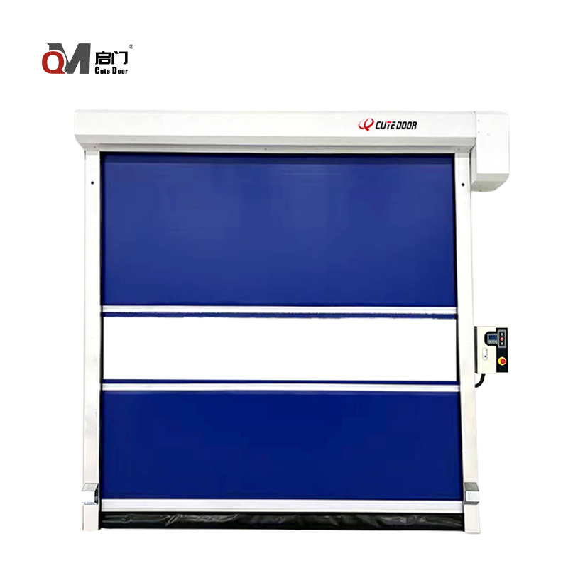 High-Speed PVC Rolling Door for Cold Storage Waterproof Fast Speed Roll-Up Door for Warehouse Logistics Refrigeration Area