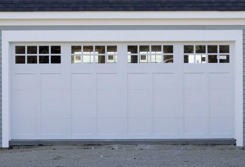 Custom Aluminum Automatic Sectional Electric Garage Doors Hurricane Impact Glass Garage Door