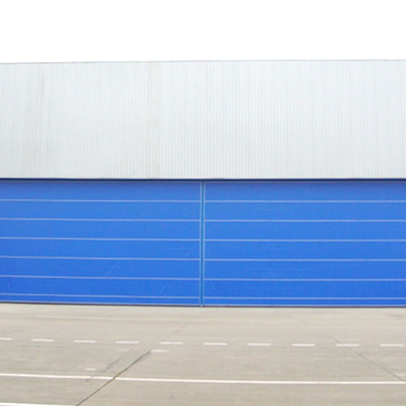 Automatic PVC Roller Shutter Door Fabric Foldable Exterior Modern Windproof Finished Airplane Hangar Door