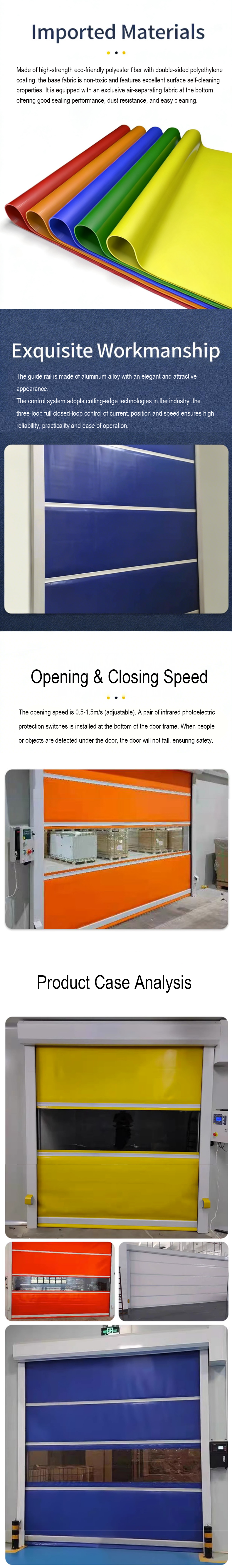 Automatic Lifting Induction Electric Soft Curtain