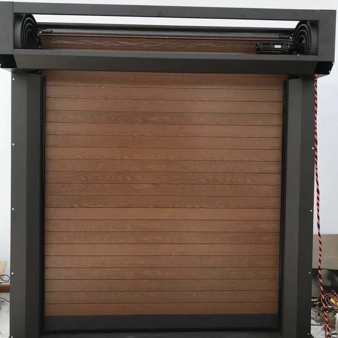Turbine High-Speed Rolling Shutter Door Aluminum Alloy Modern Security Design Finished Surface for Wine Cellar Hotel &amp; Farmhouse