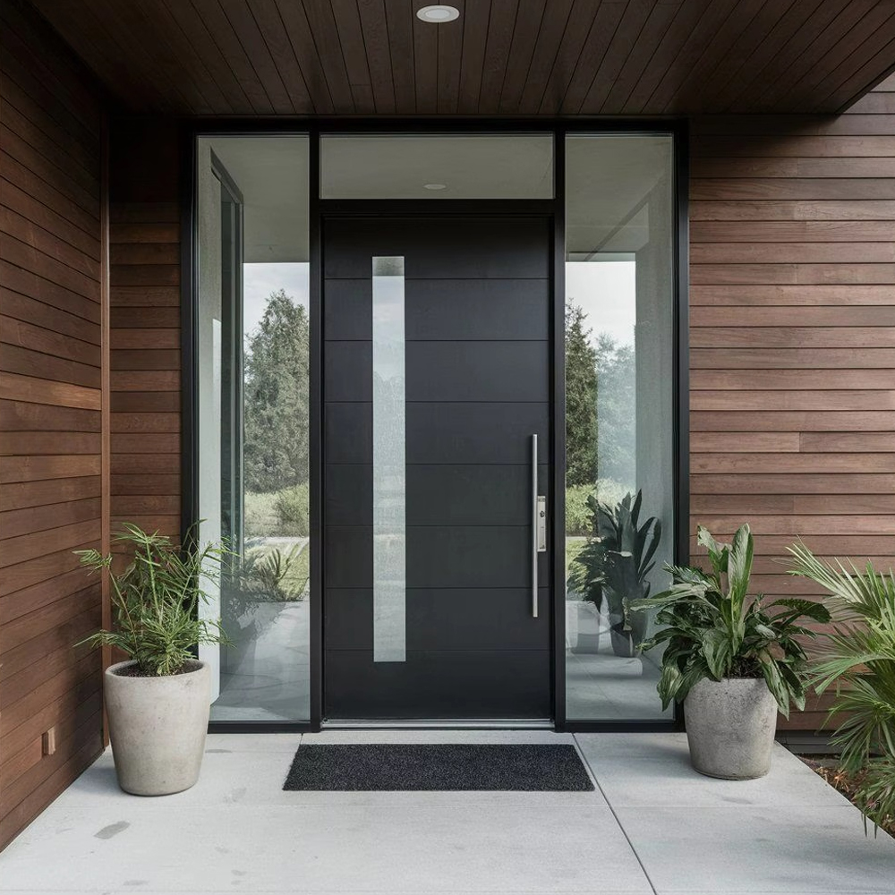 Chinese New Luxury Modern Super Grade Noise Preventive Heat Insulation Fireproof Iron Entrance Security Steel Entry Door