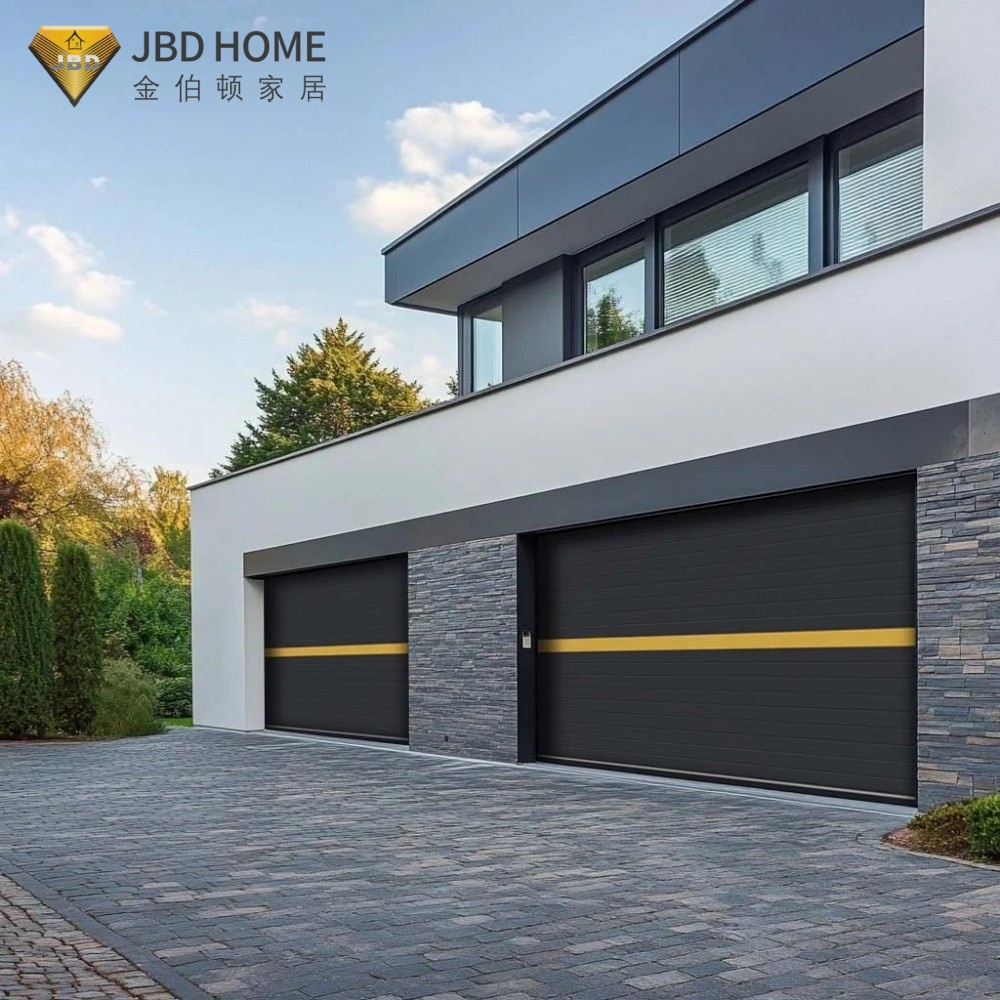 Factory Price Aluminum Sectional Garage Door Automatic Electric Motorized Rolling up Overhead Residential Entry System