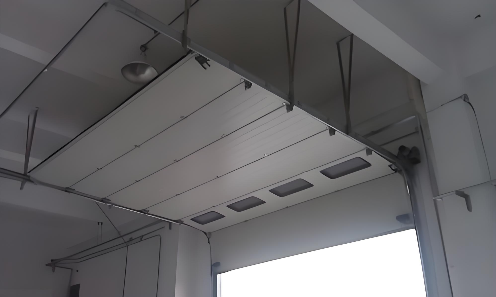 China Overhead Sectional Garage Door Logistic System Use Suppliers Factory Transparent Sliding Garage Doors