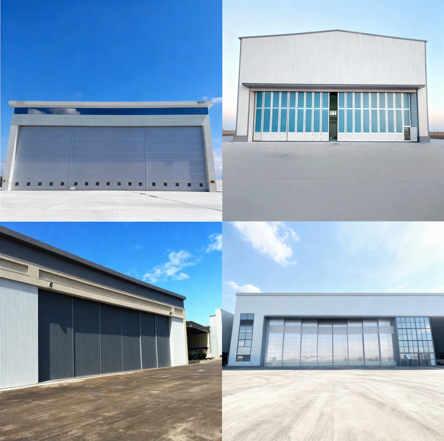 Custom Hangar Door Finish