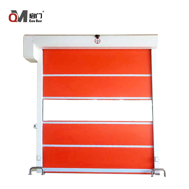 High-Speed PVC Rolling Door for Cold Storage Waterproof Fast Speed Roll-Up Door for Warehouse Logistics Refrigeration Area