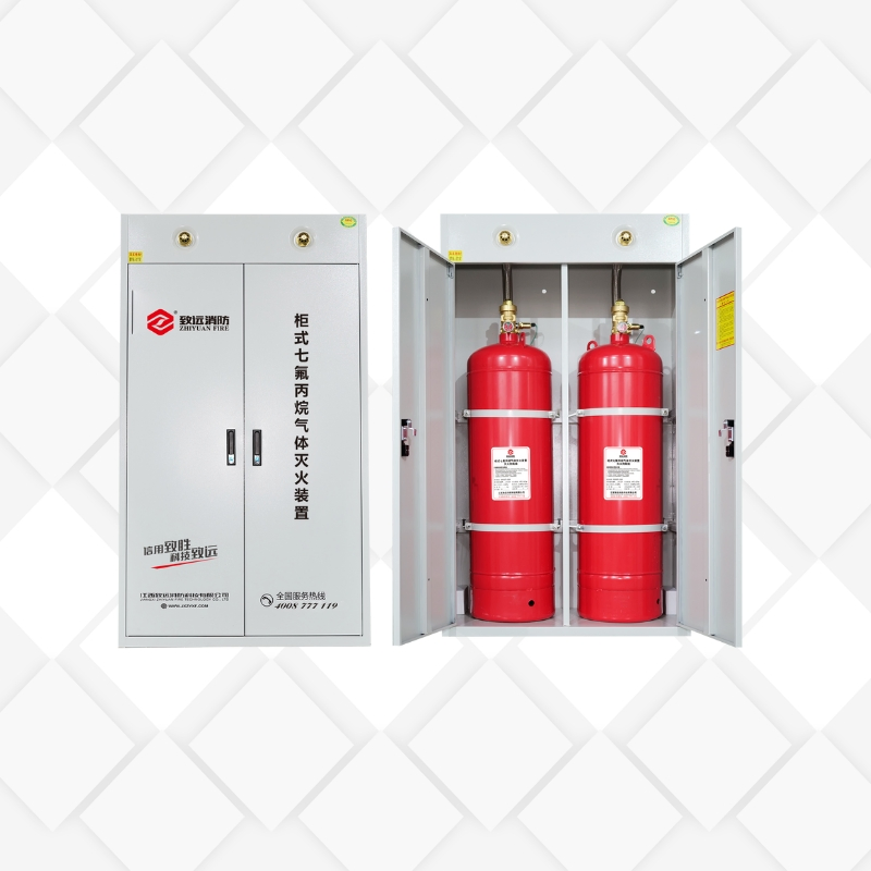 Dual Door FM200 Fire Extinguishing Cabinet System