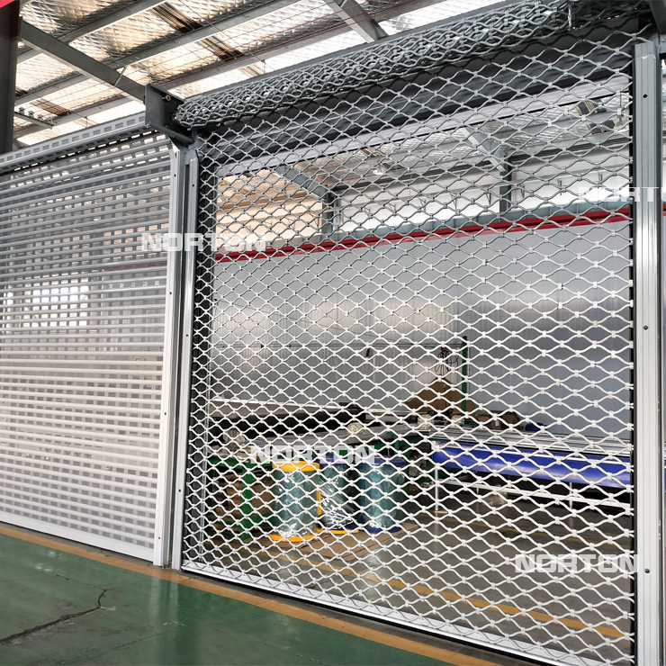 Wholesale Security Roller Shutter Door,mesh Roll up Gate,transparent Door