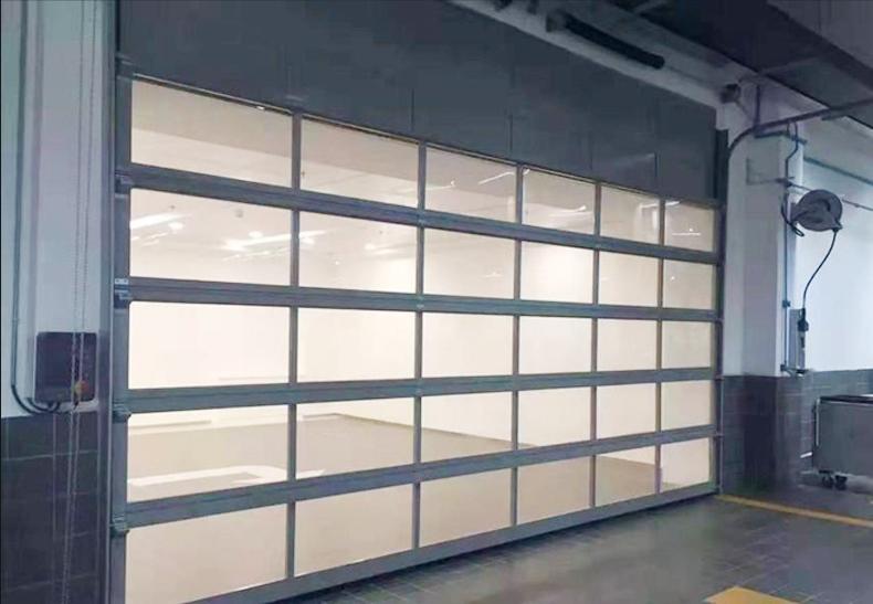 New Design Sectional Aluminum Glass Garage Doors Insulating Electric Garage Door