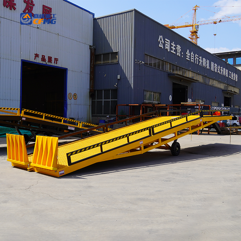 CFMG 6ton-20ton Customized Hydraulic Container Unloading Equipment Forklift Container Mobile Loading Dock Ramps