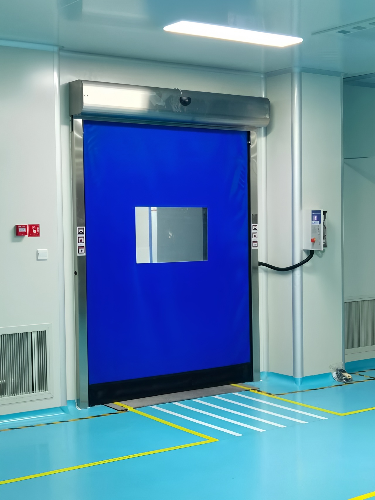 High Quality Industrial Automatic Cold Storage PVC High Speed Zipper Doors for Cold Rooms Freezer
