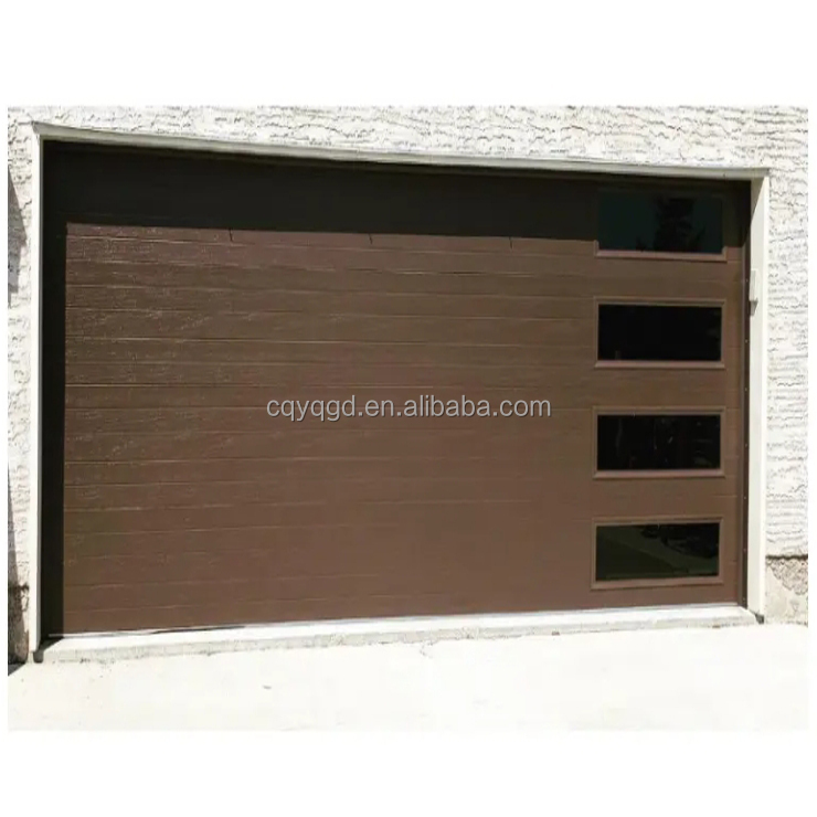 Factory Produce Garage Door Automatic Sectional Accordion Garage Doors With Pedestrian Door