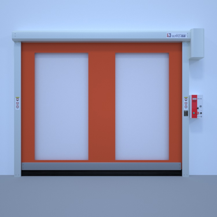 Zipper high speed door