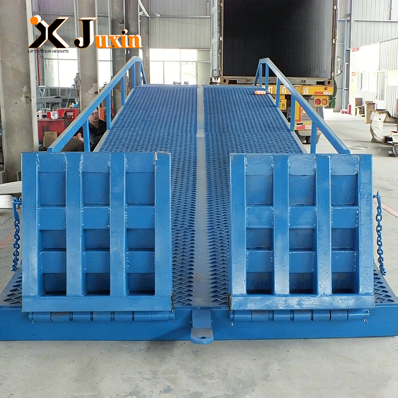 CE ISO Dual Approved 6-15T Heavy Duty Mobile Loading Ramp Hydraulic Dock Equipment
