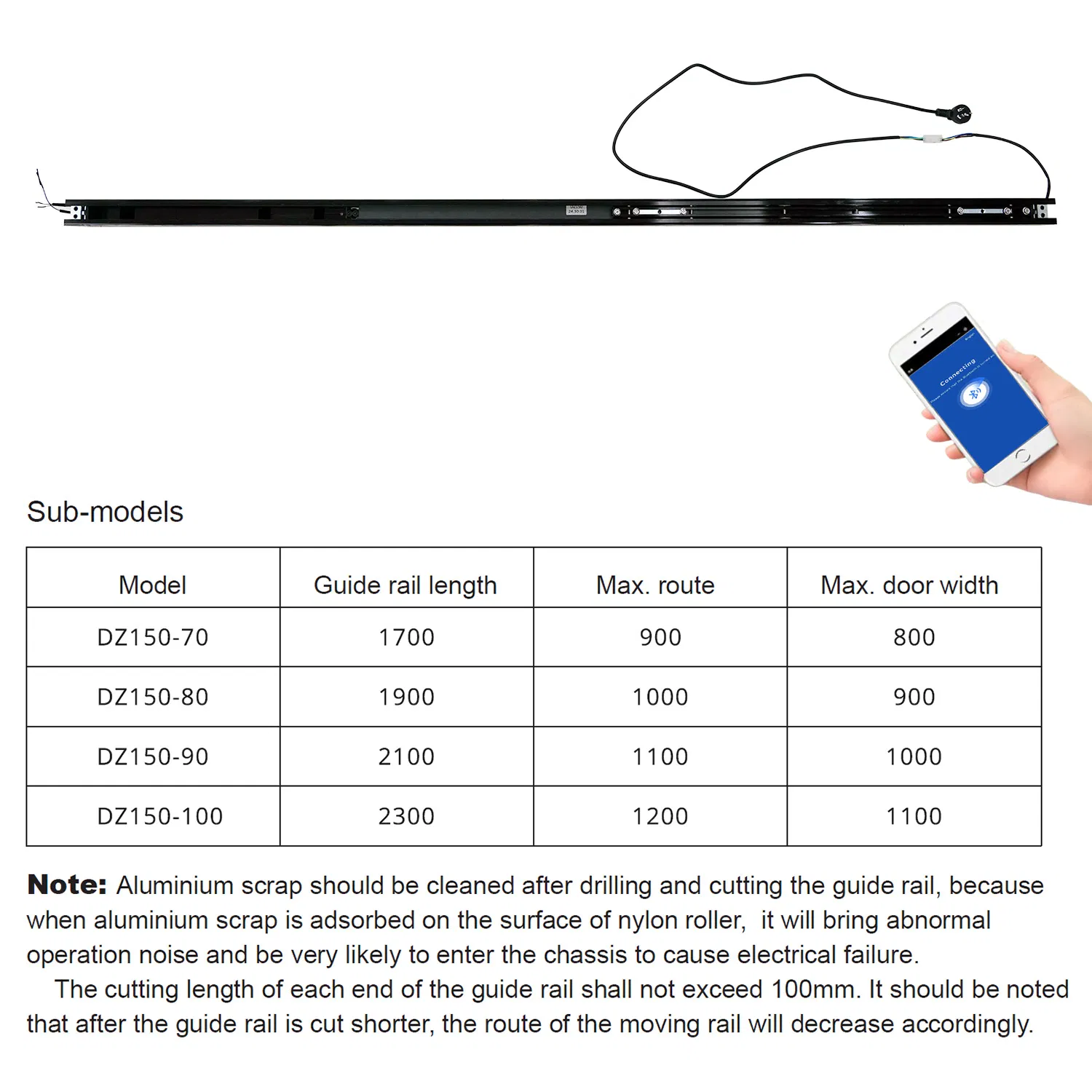 2026 Innovation Dz-150 Magnetic Levitation Door Automatic Maglev Sliding Door System