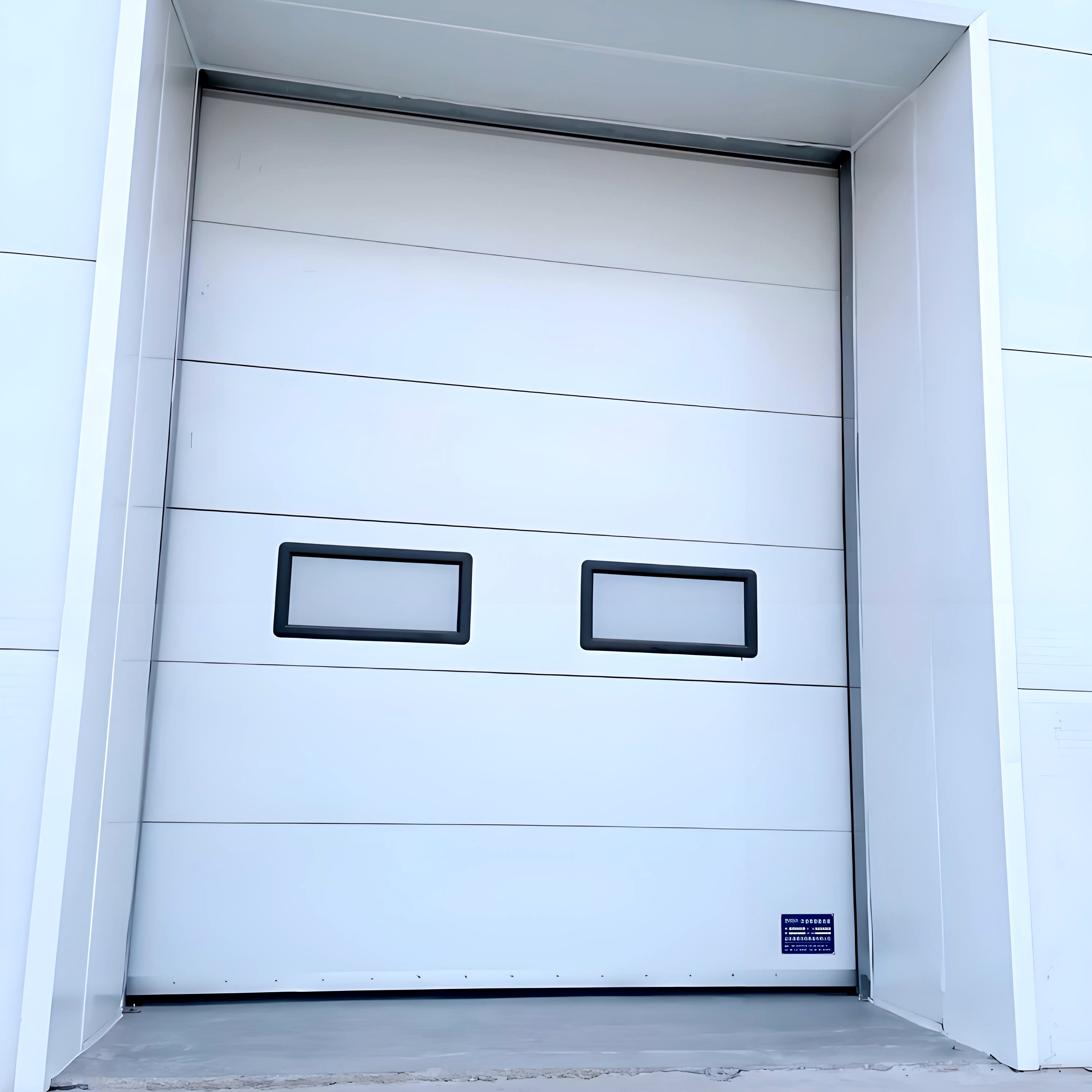 Insulated &amp; Secure Stainless Steel TSM Sectional Warehouse Overhead Door Solution | CE Certified Robust &amp; 2-Year Warranty