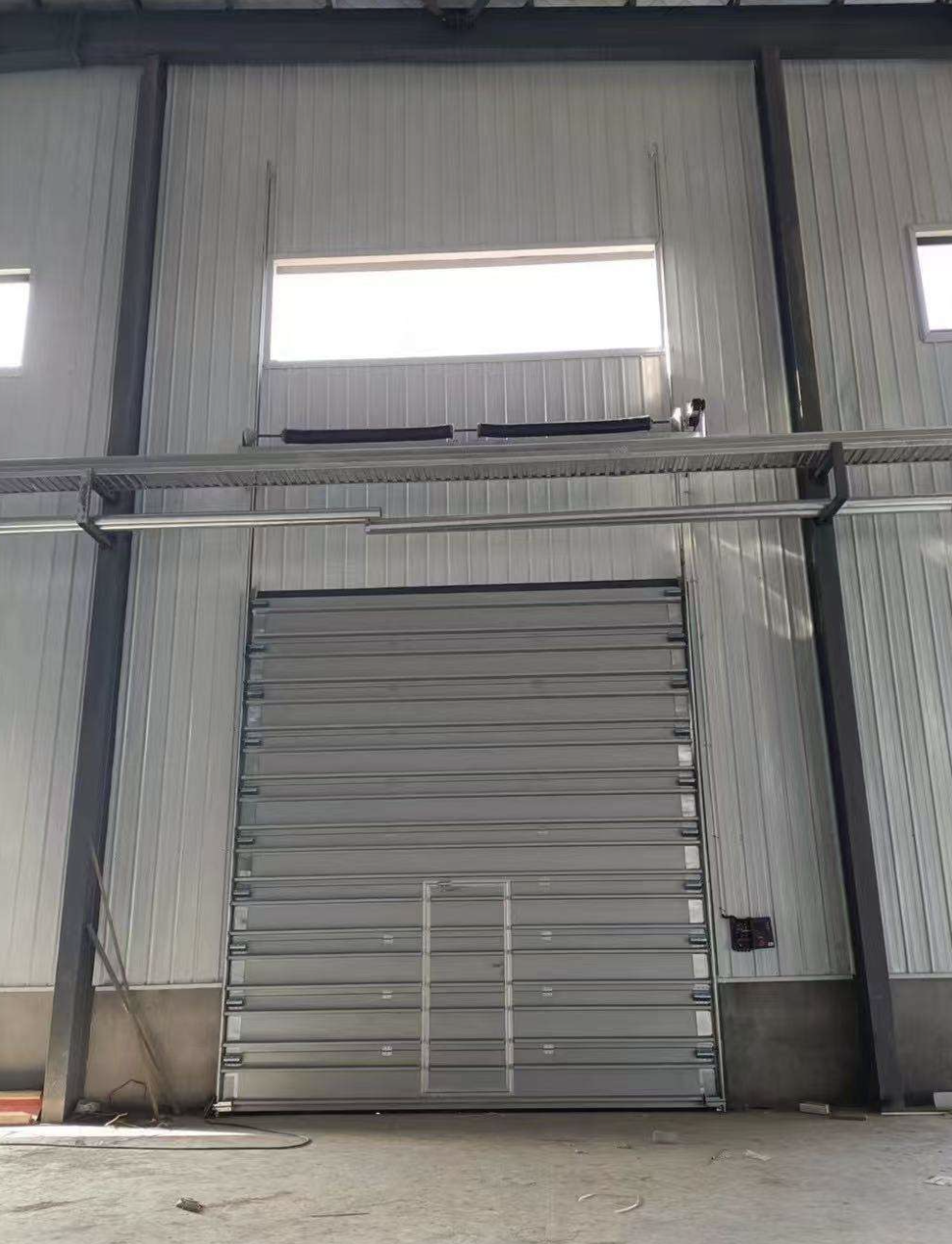 Sectional Overhead Doors Steel Sliding Door Overhead Sectional Garage Door Logistic System Garage Doors