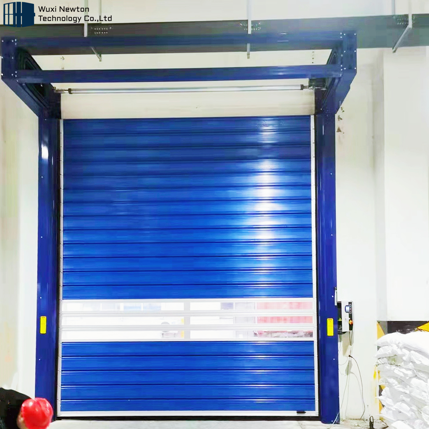 Hot Selling Commercial Aluminum Alloy Anti-theft And Thermal-insulated Hard Metal High Speed Door For Warehouses And Factories