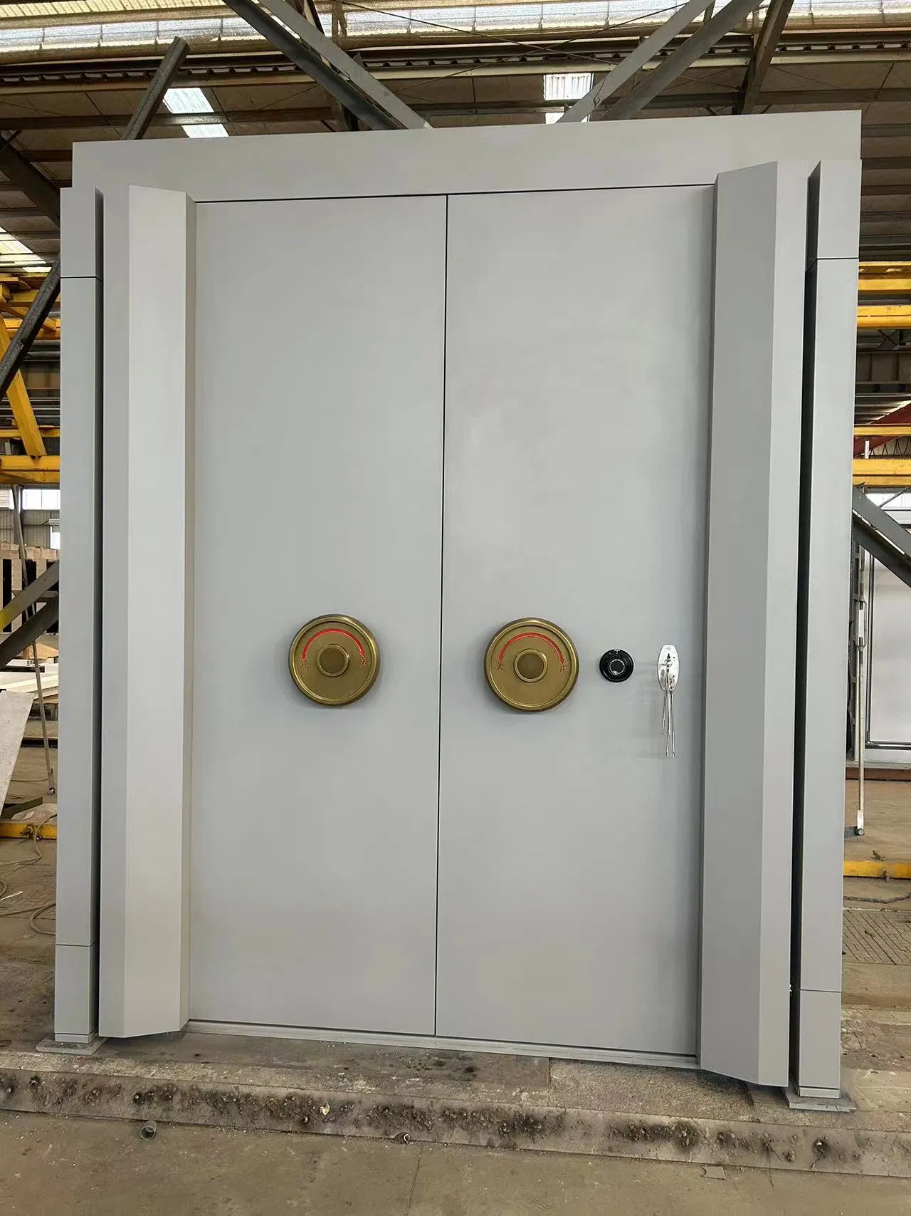 OEM Treasury Double Vault Door Stainless Steel Security Door