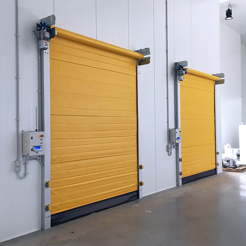 Customizable PVC Waterproof Quick Zipper Industrial Design Commercial Cold Storage Insulation Door for Fresh Fruit Vegetable
