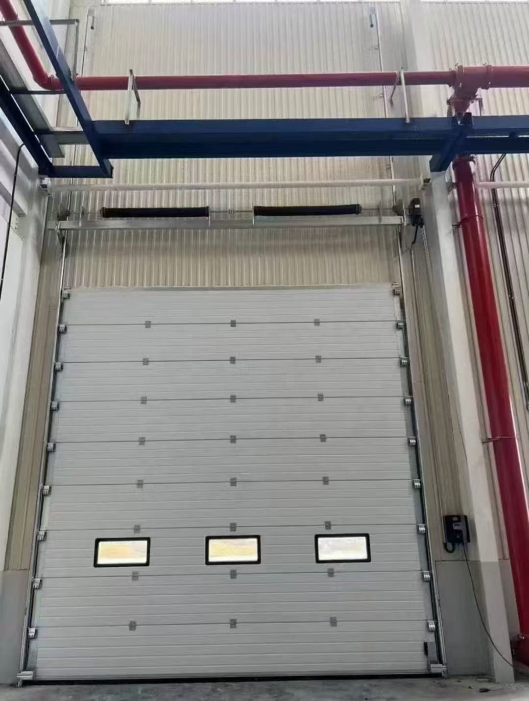 Motorized Warehouse Overhead Door &amp; Insulated Sectional Garage Door for Sale