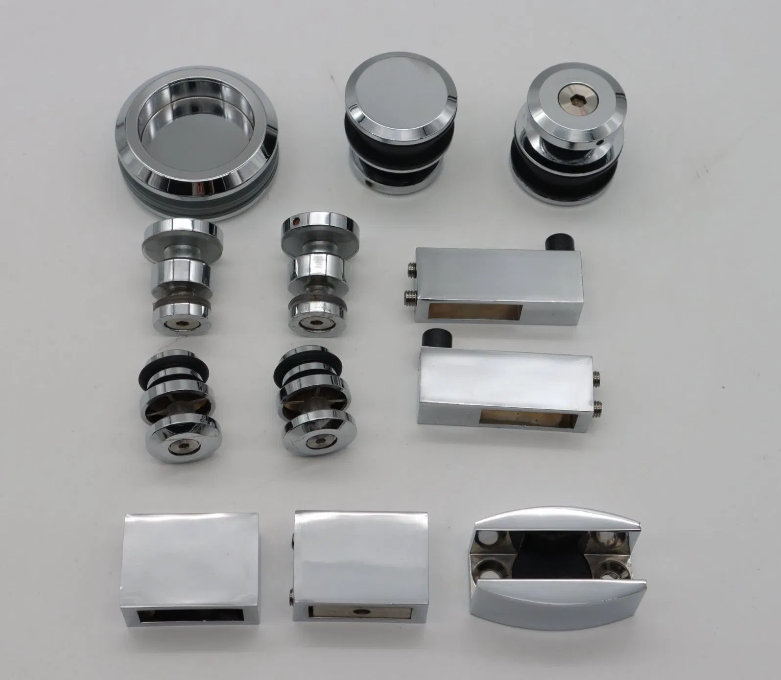 Sliding Fitting Stainless Steel Bathroom Accessories Shower Room Glass Sliding Door System Shower Sliding Door System