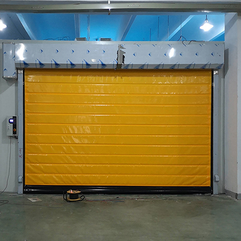 Rapid Roll-Up Cold Storage Door with Double-Layer Insulation for Energy Efficiency